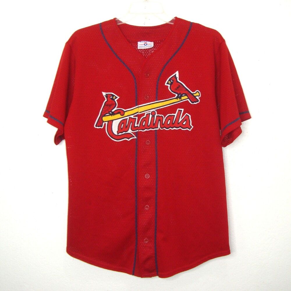 Vintage Teamwork St. Louis Cardinals Baseball Jersey Size XL #12 Balderas